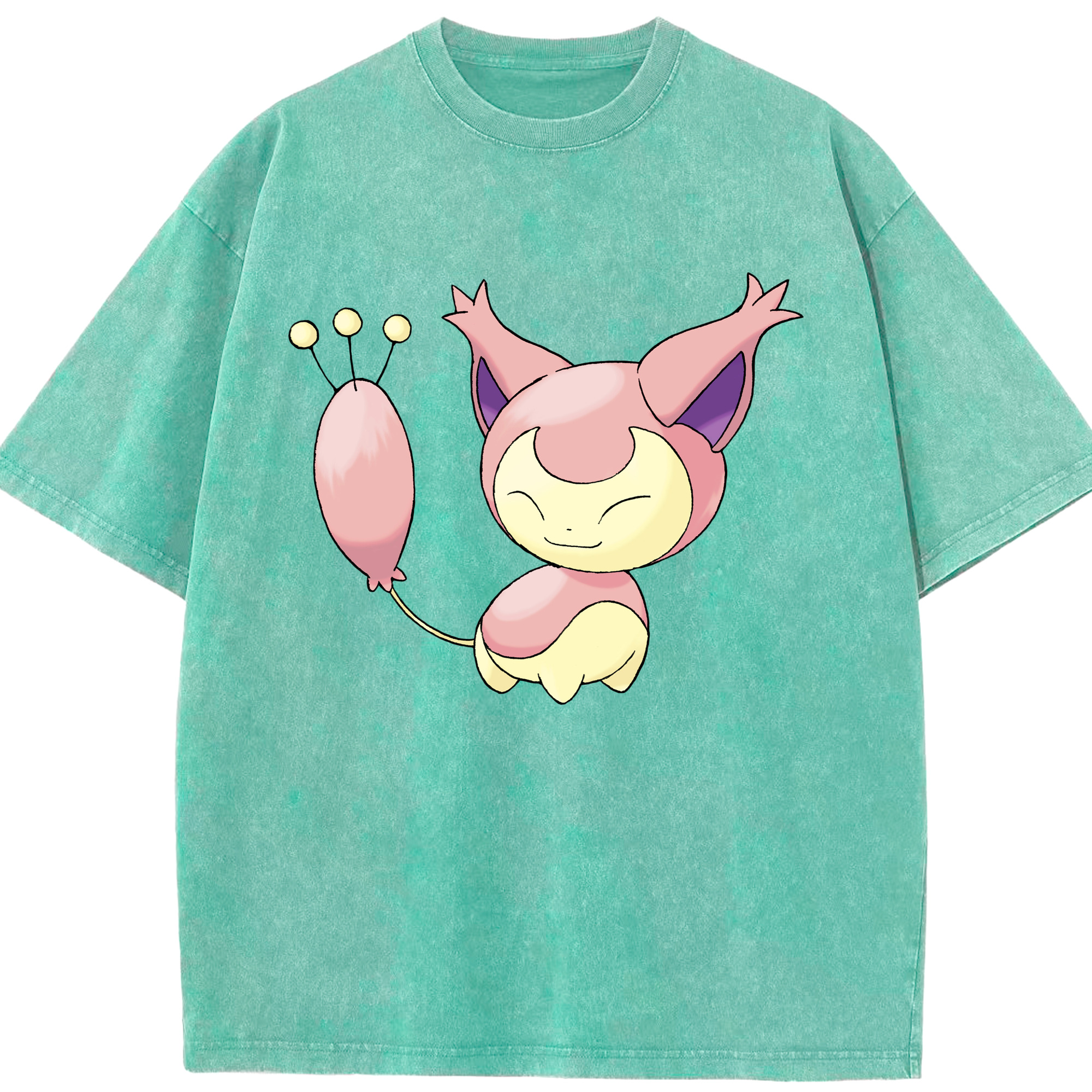（画像用） ポケットモンスター Pokémon 綿100% ヴィンテージ風 半袖Tシャツ（フロントプリント）
